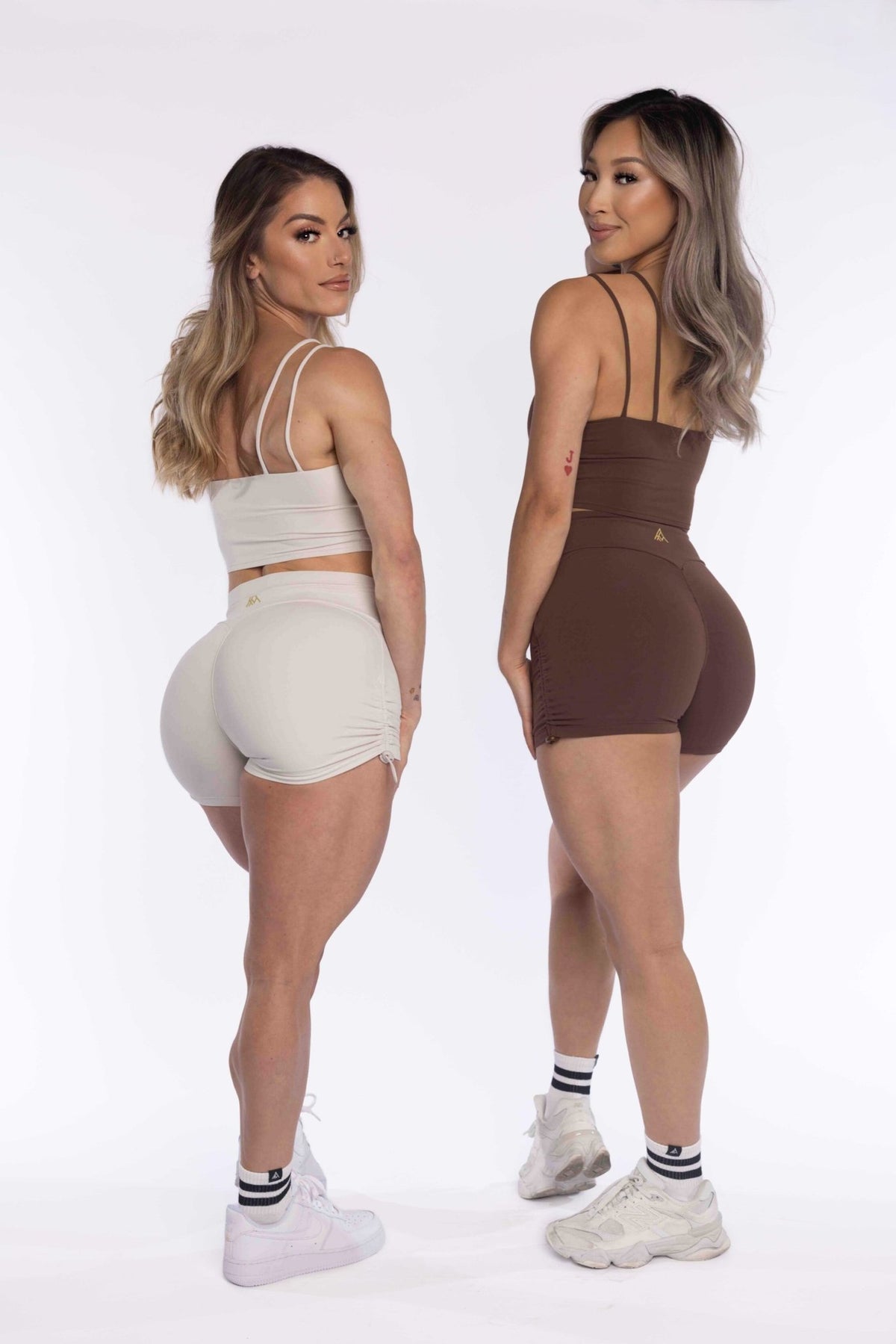 Bunch A Scrunch Shorts White - FPFit